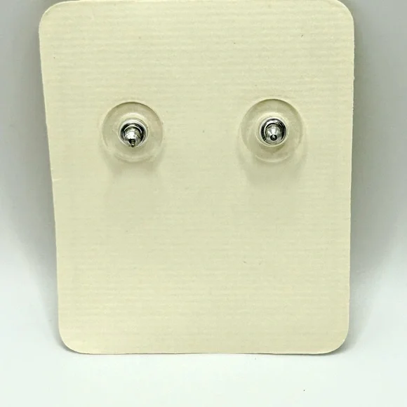 Sweet Romance Vintage Style Floral Dangle Earrings | Silver Tone Crystal - Picture 2 of 2